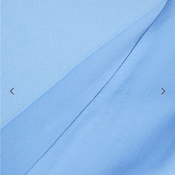 Ted Baker Blue Asymmetric Panelled Midi Slip Dress Size 6 (Ted Baker Size 2) - Picture 6 of 16